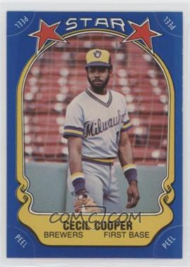 1981 Fleer Star Stickers - [Base] #16 - Cecil Cooper