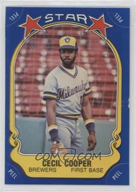 1981 Fleer Star Stickers - [Base] #16 - Cecil Cooper