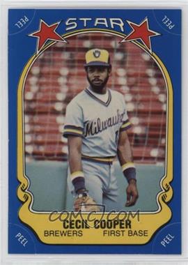 1981 Fleer Star Stickers - [Base] #16 - Cecil Cooper