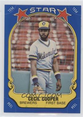 1981 Fleer Star Stickers - [Base] #16 - Cecil Cooper