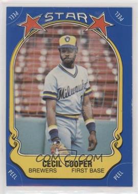 1981 Fleer Star Stickers - [Base] #16 - Cecil Cooper