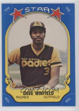 1981 Fleer Star Stickers - [Base] #25 - Dave Winfield