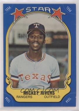 1981 Fleer Star Stickers - [Base] #32 - Mickey Rivers [Good to VG‑EX]