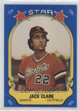 1981 Fleer Star Stickers - [Base] #52 - Jack Clark