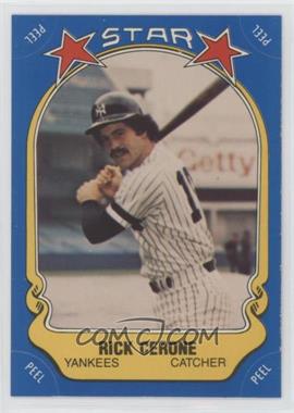 1981 Fleer Star Stickers - [Base] #88 - Rick Cerone