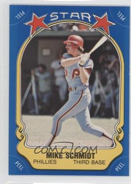 1981 Fleer Star Stickers - [Base] #9 - Mike Schmidt (bat swinging)