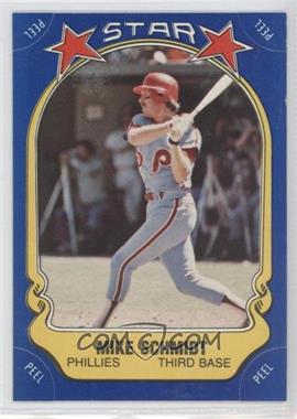 1981 Fleer Star Stickers - [Base] #9 - Mike Schmidt (bat swinging)