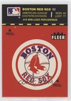 Boston Red Sox (Record and Logo; Red Background; 1974 All-Star Game)