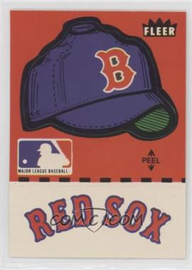 1981 Fleer Team Logo Stickers - [Base] #_BORS.4 - Boston Red Sox (Hat and Name)