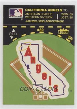 1981 Fleer Team Logo Stickers - [Base] #_CAAN.1 - California Angels (Record and Logo; 1960 All-Star Game)