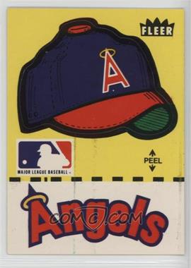 1981 Fleer Team Logo Stickers - [Base] #_CAAN.4 - California Angels (Hat and Name; 1937 All-Star Game)