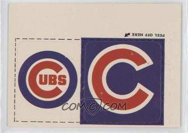 1981 Fleer Team Logo Stickers - [Base] #_CHCU.4 - Chicago Cubs (Logo and Hat Logo; 1975 All-Star Game)