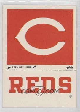 1981 Fleer Team Logo Stickers - [Base] #_CIRE.3 - Cincinnati Reds (Name and Logo)