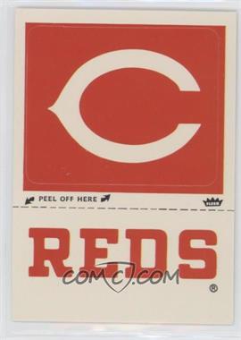 1981 Fleer Team Logo Stickers - [Base] #_CIRE.3 - Cincinnati Reds (Name and Logo)