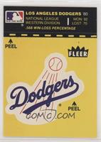 Los Angeles Dodgers (Record and Logo; Yellow Background; 1966 All-Star Game)