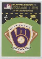 Milwaukee Brewers (Record and Logo Green Background; 1939 All-Star Game)