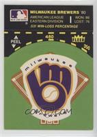 Milwaukee Brewers (Record and Logo; Green Background; 1946 All-Star Game) [Good…