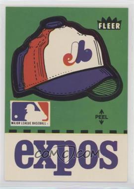 1981 Fleer Team Logo Stickers - [Base] #_MOEX.2 - Montreal Expos (Hat and Name)
