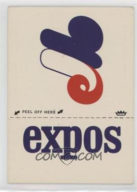 1981 Fleer Team Logo Stickers - [Base] #_MOEX.3 - Montreal Expos (Name and Logo)