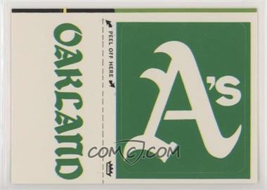 1981 Fleer Team Logo Stickers - [Base] #_OAAT.6 - Oakland Atheltics (Name and Logo)