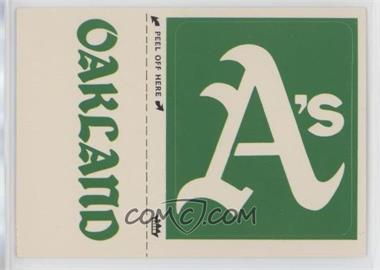 1981 Fleer Team Logo Stickers - [Base] #_OAAT.6 - Oakland Atheltics (Name and Logo)