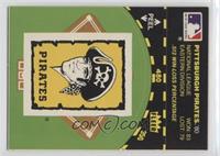 Pittsburgh Pirates (Record and Logo; Green Background; 1972 All-Star Game) [EX&…