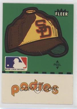 1981 Fleer Team Logo Stickers - [Base] #_SADP.2 - San Diego Padres Team (Hat and Name)
