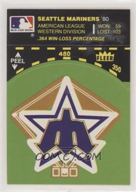 1981 Fleer Team Logo Stickers - [Base] #_SEMA.2 - Seattle Mariners (Record and Logo; 1954 All-Star Game)