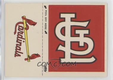 1981 Fleer Team Logo Stickers - [Base] #_STLC.4 - St. Louis Cardinals (Name and Logo; 1977 All-Star Game)