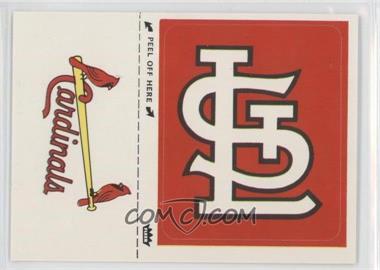 1981 Fleer Team Logo Stickers - [Base] #_STLC.4 - St. Louis Cardinals (Name and Logo; 1977 All-Star Game)