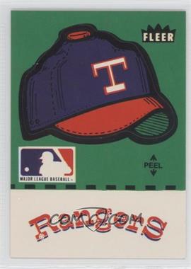1981 Fleer Team Logo Stickers - [Base] #_TERA.3 - Texas Rangers (Hat and Name)