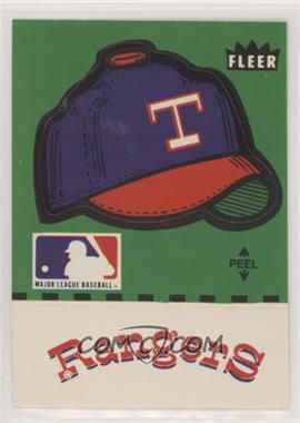 1981 Fleer Team Logo Stickers - [Base] #_TERA.3 - Texas Rangers (Hat and Name)