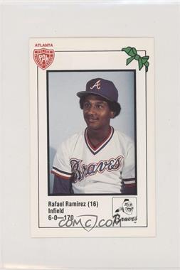 1981 Hostess/Coca-Cola Atlanta Braves Police - [Base] #16 - Rafael Ramirez [Noted]