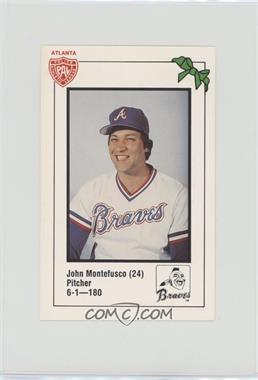 1981 Hostess/Coca-Cola Atlanta Braves Police - [Base] #24 - John Montefusco