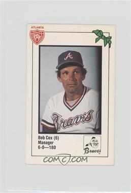 1981 Hostess/Coca-Cola Atlanta Braves Police - [Base] #6 - Bobby Cox (Bob on Card)