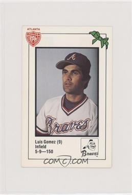 1981 Hostess/Coca-Cola Atlanta Braves Police - [Base] #9 - Luis Gomez