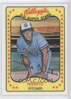 1981 Kellogg's 3-D Super Stars - [Base] #12 - Phil Niekro