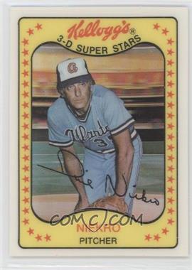 1981 Kellogg's 3-D Super Stars - [Base] #12 - Phil Niekro