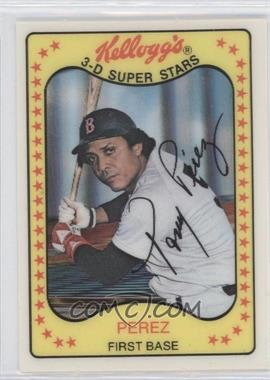 1981 Kellogg's 3-D Super Stars - [Base] #17 - Tony Perez [Noted]