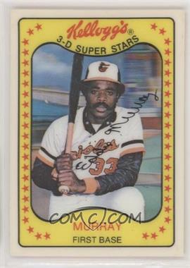 1981 Kellogg's 3-D Super Stars - [Base] #18 - Eddie Murray