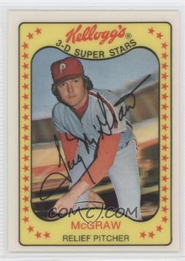 1981 Kellogg's 3-D Super Stars - [Base] #37 - Tug McGraw