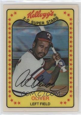 1981 Kellogg's 3-D Super Stars - [Base] #4 - Al Oliver [EX to NM]