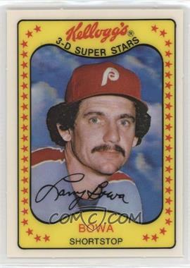 1981 Kellogg's 3-D Super Stars - [Base] #43 - Larry Bowa