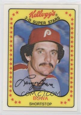 1981 Kellogg's 3-D Super Stars - [Base] #43 - Larry Bowa