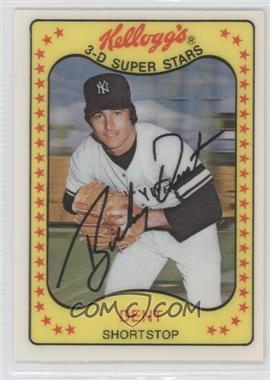 1981 Kellogg's 3-D Super Stars - [Base] #7 - Bucky Dent