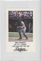Mike Scioscia #755 Topps 1989 Baseball Card (Los Angeles Dodgers) VG