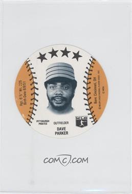 1981 MSA Discs - [Base] #_DAPA - Dave Parker