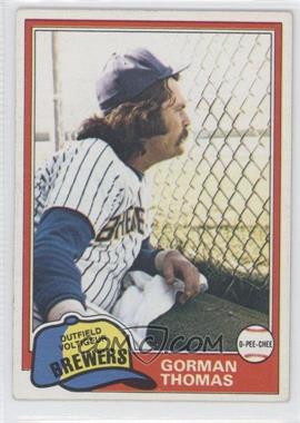 1981 O-Pee-Chee - [Base] - Gray Back #135 - Gorman Thomas