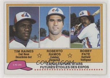 1981 O-Pee-Chee - [Base] - Gray Back #136 - Tim Raines, Roberto Ramos, Bobby Pate