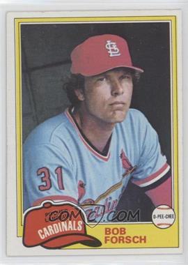 1981 O-Pee-Chee - [Base] - Gray Back #140 - Bob Forsch